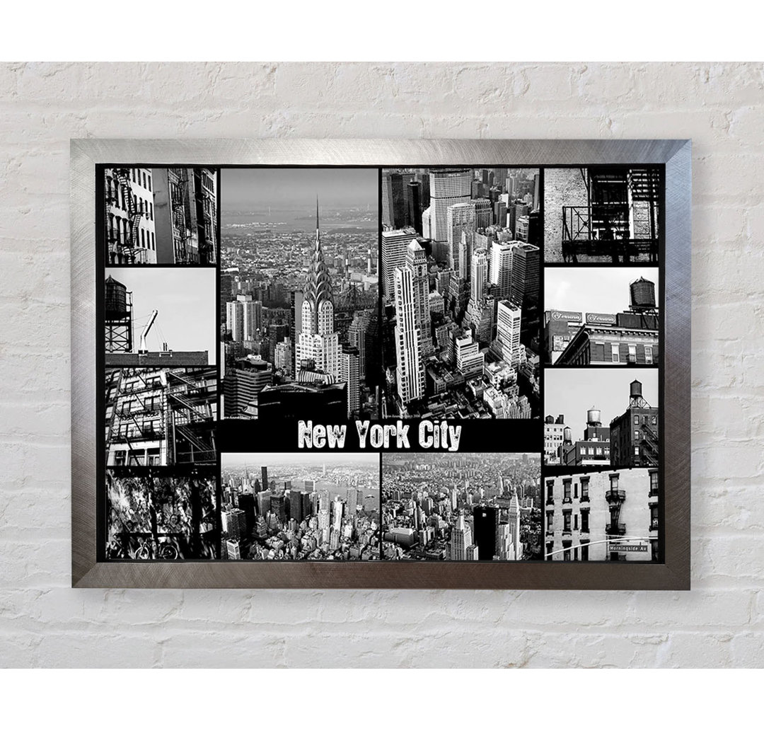 New York City Collage - Druck