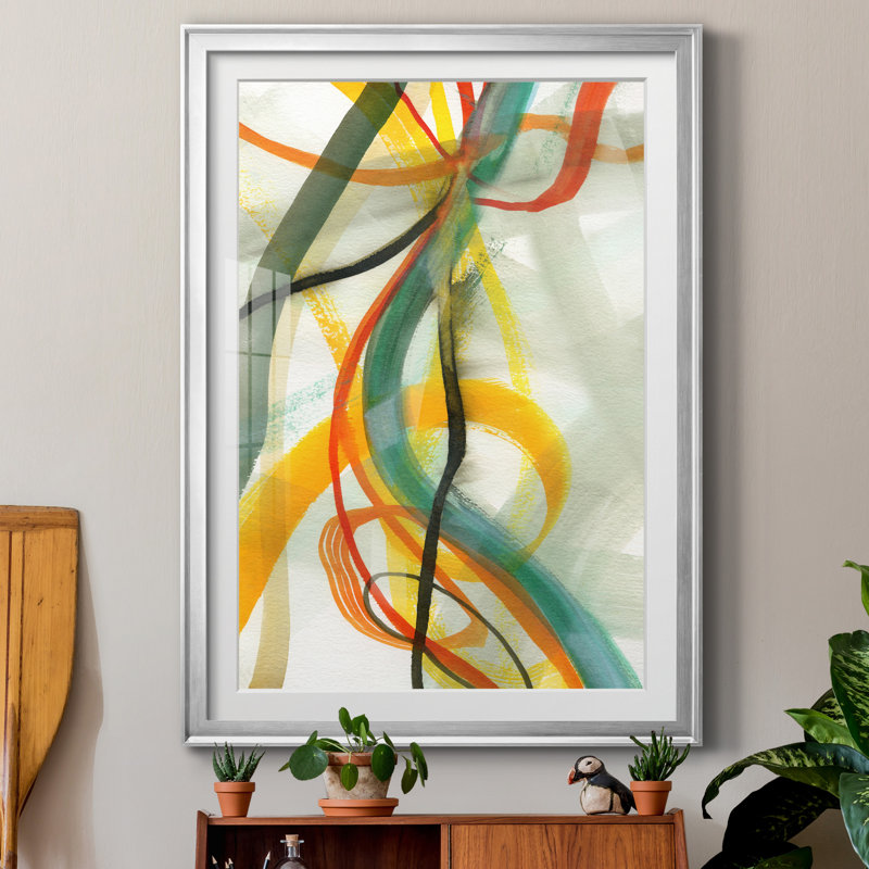 «Window Drama I» par Susan Jill - reproduction d'art sur papier encadrée, Encadrement argenté