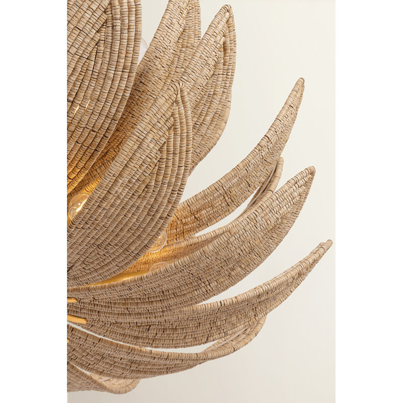Saint Tropez Pendant, 81" H x 30" W x 30" D, 14 Lights