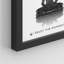 "Affiche d'une silhouette de Bouddha noir et blanc inspirante" sur papier-98298961-98298962