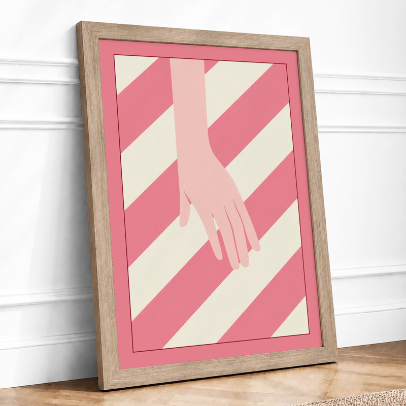 Hands Together Modern - Print, A2 - 59.4 x 42.0 cm, Oak