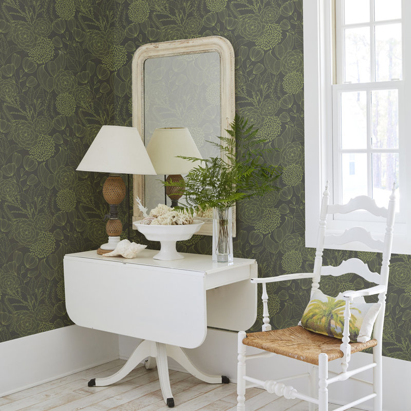 Larocque Floral Roll, Green