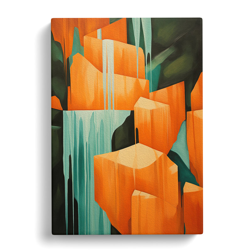 Waterfall Abstract No.2 - Print, 60cm H x 40cm W x 3cm D