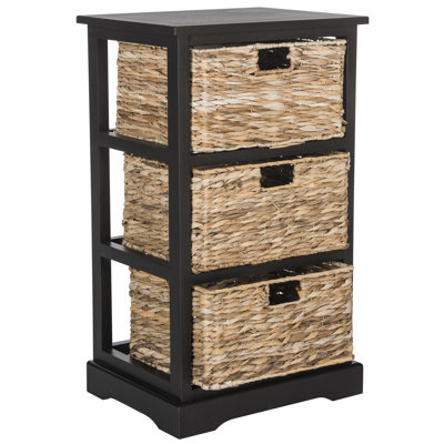 Painswick Solid Wood 3 - Drawer End Table