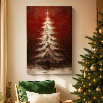 Cranberry Snow Green-Premium Gallery Wrapped Canvas