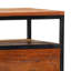 Oaklee 40cm W Steel Bedside Table