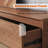 Modern Walnut TV Stand With 3 Drawers For Stylish Living Room Storage-149982899