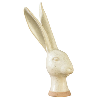 Drexil 13" White Polyresin Sculpture Tabletop Sculpture