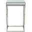 Siems Glass Top Frame End Table