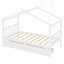 Lit simple en bois avec tiroirs-826762298