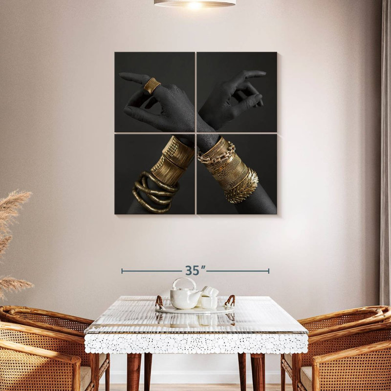 Shuttleworth Chic Hands, 38" H x 38" W
