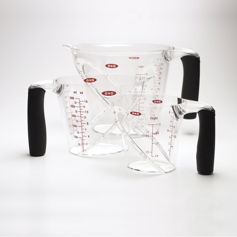 OXO Grips 3-Pieces Plastic Measuring Cup Set