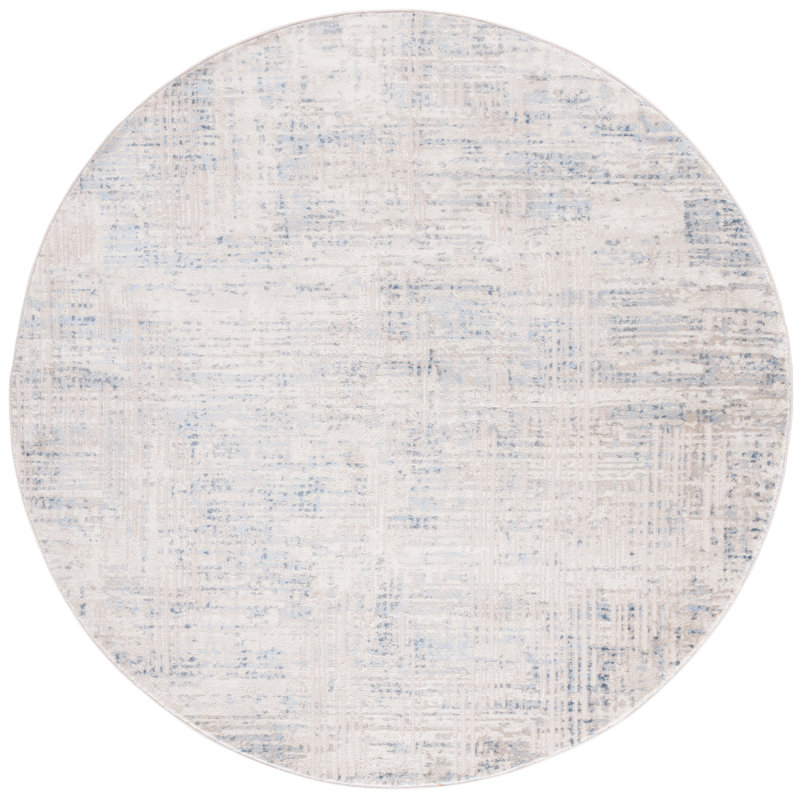 Oglesbee Performance Abstract Rug, Round 6'7"