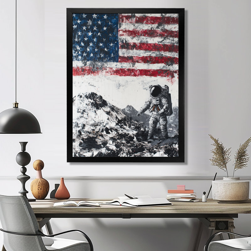 Scurio - Fantasy Wall Art Living Room, H 20 po x l 12 po, Reproduction encadrée d'une seule photo, Noir