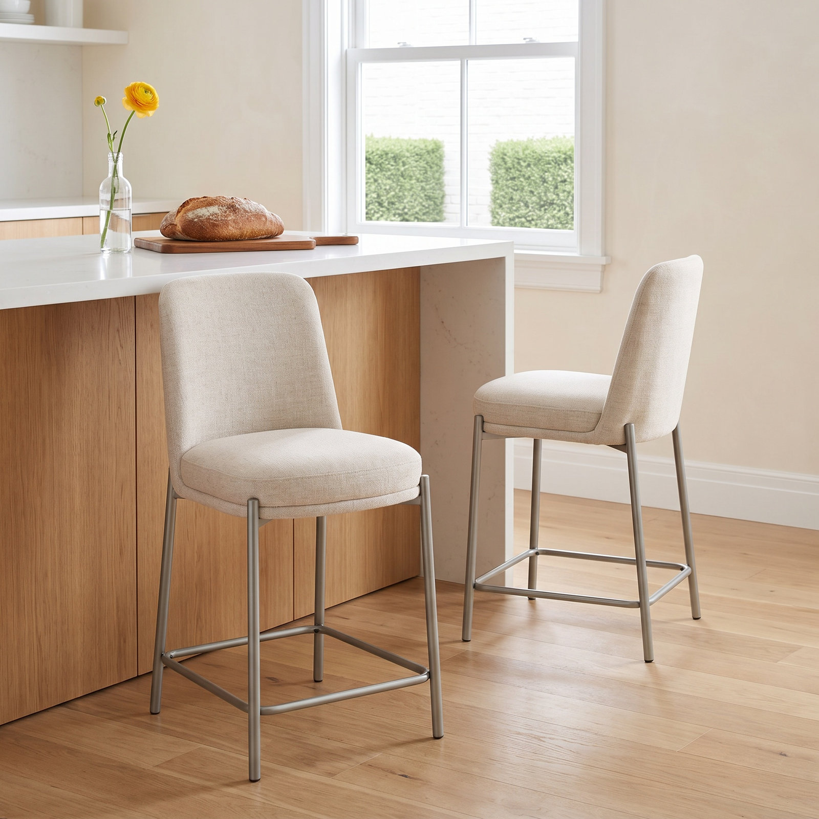 Linen Bar and Counter Stool, Counter Stool (25” Seat Height)