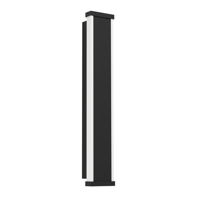 Matte Black 7cm H Outdoor Sconce