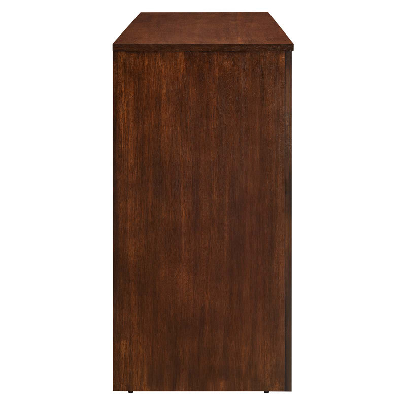 Appia Walnut Wood Veneer 71" Sideboard with Arched Doors