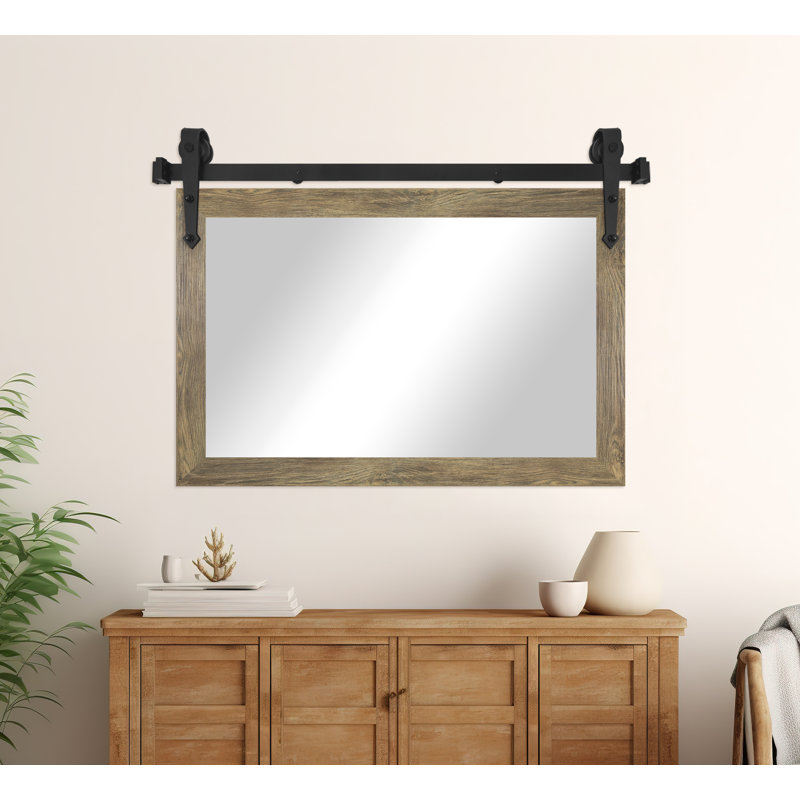 Conner Rea Mirror, Brown, 33" x 34"