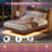Kawamoto Queen Solid Wood Platform Bed