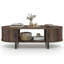 Table basse ovale avec rangement Hommoo