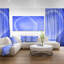 « dark blue agate structure », impression sur toile tendue-19242208