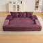 Canapé-lit convertible compact trois places au design minimaliste-694186523