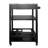 Ahseem 24" Transitional Rolling Kitchen Serving Cart with Wine Rack, Drawer, and Towel Bar