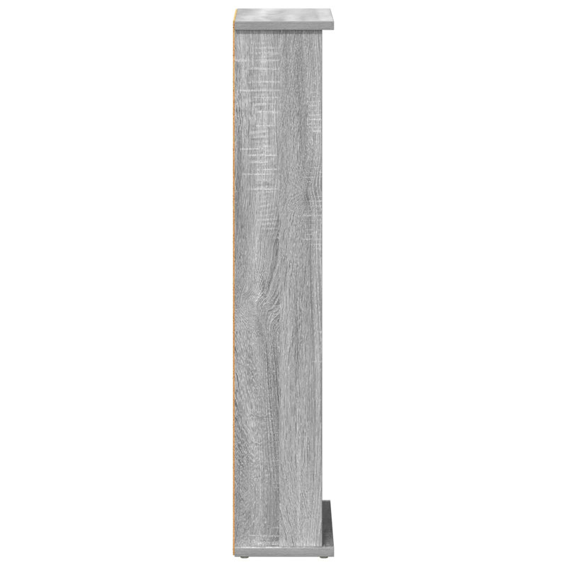92 cm H Media Shelves, Grey Sonoma