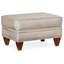 Repose-pieds rectangulaire en cuir véritable de 28,5 po de largeur Reddish-52503480-52503495-52503507