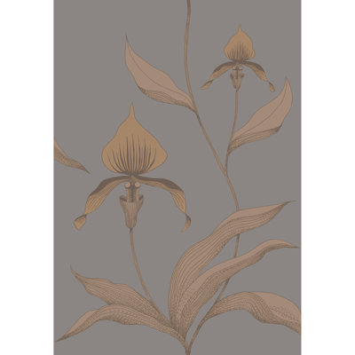 Orchid Floral Wallpaper Roll
