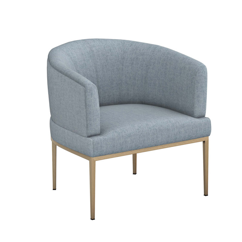 Fauteuil demi-tonneau Martine, Chenille des marais