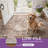 Pavelina Abstract Machine Washable Non-Slip Brown / Beige Performance Indoor Area Rug-812259828-812259832