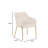 Kobinski Upholstered Dining Chair In Velvet/Leather/Boucle With Gold Chrome Iron-1199518368