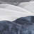 Modern Queen Bedding Sets, Polyester Material, Blue/grey Stripe Design, Comfortable For Home Use