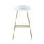 Tabourets de bar en plastique 29,13 po Estelle-77353056