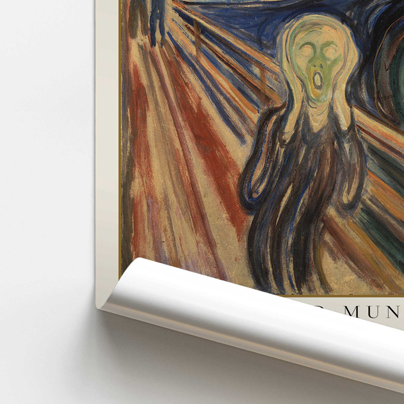 «The Scream» par Edvard Munch v3 , H 20 po x l 16 po, Ne s'applique pas