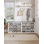 Banc de rangement pour chaussures avec coussin, banc de rangement pour hall d'entrée avec 24 casiers, armoire de rangement élargie de 9,5 po, support à casiers long pour le salon, la chambre à coucher, le vestibule, blanc