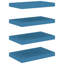 Gracie-Rose 4 Piece Picture Ledge Wall Shelf-123284135-123284128