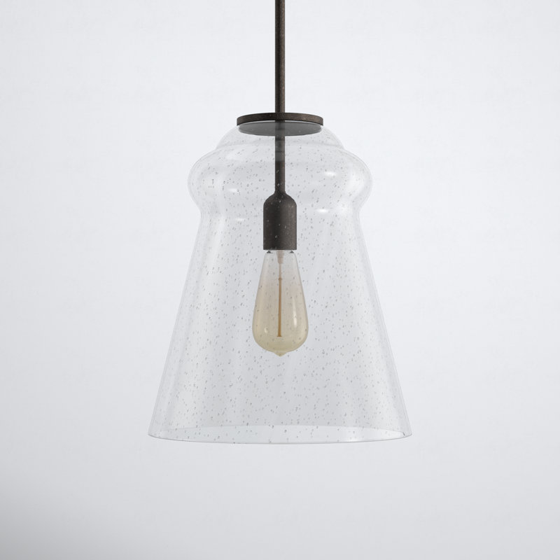 1 - Light Single Pendant, Chrome