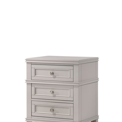 3 Drawer Nightstand W/ USB, Custom Hardware, Nightstand