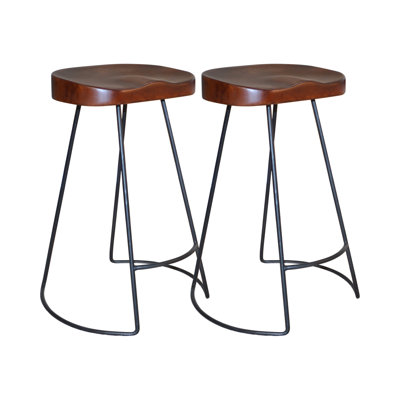 Counter Stool with Metal Frame