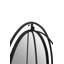 Alfons Metal Oval Mirror-2083355367