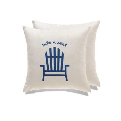 My Cottage Living Outdoor Pillow Cover And Insert - Set Of 2