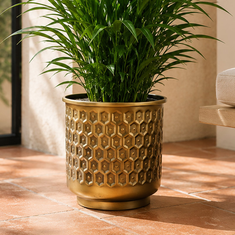 Handmade Metal Cachepot