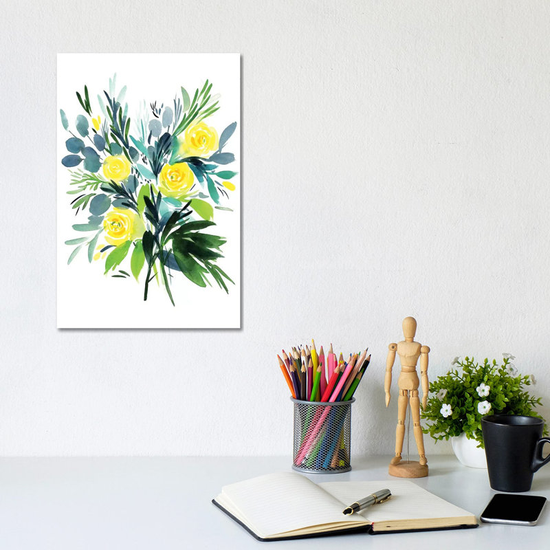 Lemon Curd by Gosia Gregorczyk - Wrapped Canvas Painting, 20.32 cm H x 30.48 cm W