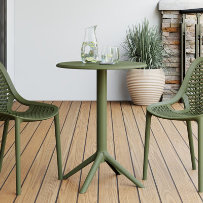 Fleetwood 23.5" Outdoor Round Dining Table