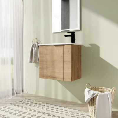 22'' Single Bathroom Vanity with Ceramic Top