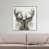 White Floater Framed