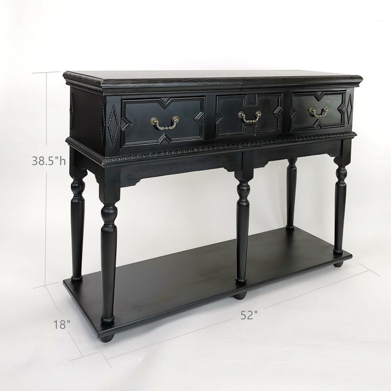 Yorba 52'' Solid Wood Console Table