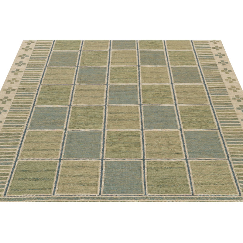 Wool Geometric Area Rug